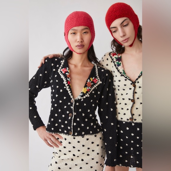 TACH CLOTHING FARAH HAND KNITTED WOOL CARDIGAN - Picture 7 of 14